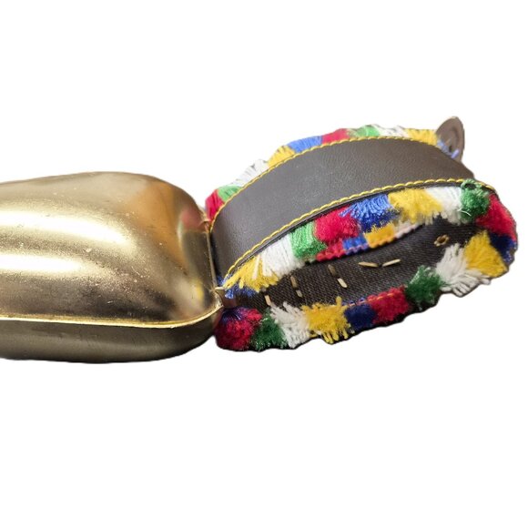 VTG Swiss Cowbell Souvenir Titlis 10,000 ft Good Luck Charm Rustic Folk Chalet - Picture 3 of 5